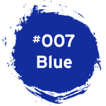 #007 Blue Ink • Specially formulated to mark on nearly any non-porous or porous surface and can ship by air without HazMat fees.