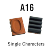A16 RIBtype Sorts, 1/2" - Individual letters, numbers, & symbols. Make your own rubber stamps with RIBtype interchangeable rubber type. Order online!