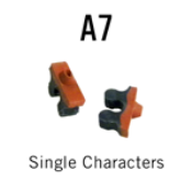 A7 RIBtype Sorts, 1/16" - Individual letters, numbers, & symbols. Make your own rubber stamps with RIBtype interchangeable rubber type. Order online!