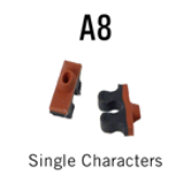 A8 RIBtype Sorts, 5/64" - Individual letters, numbers, & symbols. Make your own rubber stamps with RIBtype interchangeable rubber type. Order online!