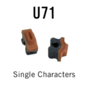 U71 RIBtype Sorts, 9/64" - Individual letters, numbers, & symbols. Make your own rubber stamps with RIBtype interchangeable rubber type. Order online!
