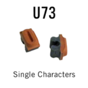 U73 RIBtype Sorts, 1/4" - Individual letters, numbers, & symbols. Make your own rubber stamps with RIBtype interchangeable rubber type. Order online!