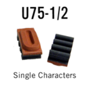 U75-1/2 RIBtype Sorts, 7/16" - Individual letters, numbers, & symbols. Make your own rubber stamps with RIBtype interchangeable rubber type. Order online!