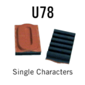 U78 RIBtype Sorts, 3/4" - Individual letters, numbers, & symbols. Make your own rubber stamps with RIBtype interchangeable rubber type. Order online!