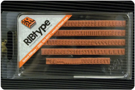 TU72 RIBtype Rubber Stamp Set has 3/16" Letters & Numbers • Make your own stamps and change as needed. • Buy online! Find additional sizes, stamps, ink, demos and more.