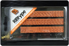 FU76 RIBtype Rubber Stamp Set has 1/2" Numbers • Make your own stamps and change as needed. • Buy online! Find additional sizes, stamps, ink, demos and more.
