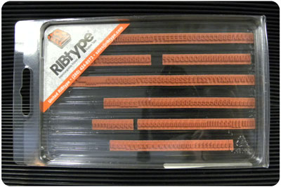 TA19 RIBtype Rubber Stamp Set: 1 inch Letters and Numbers