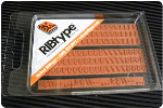 FA12VP RIBtype Rubber Stamp Set has 3/16" Letters & Numbers • Make your own stamps and change as needed. • Buy online! Find additional sizes, stamps, ink, demos and more.