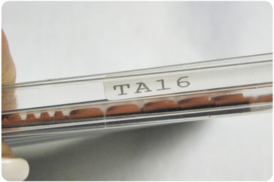 TA16 RIBtype Rubber Stamp Set: 1/2 inch Letters and Numbers