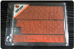 FA19 RIBtype Rubber Stamp Set has 1"  Numbers • Make your own stamps and change as needed. • Buy online! Find additional sizes, stamps, ink, demos and more.