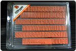 TB18 RIBtype Rubber Stamp Set has 3/4" Letters & Numbers • Make your own stamps and change as needed. • Buy online! Find additional sizes, stamps, ink, demos and more.