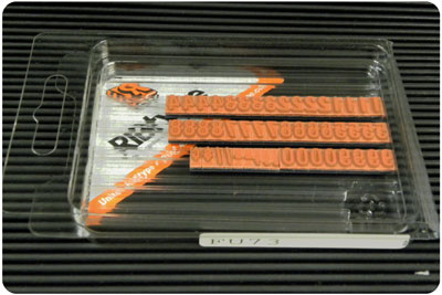 RIBtype FU73 Number Set