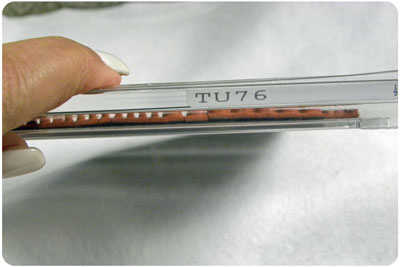 TU76 RIBtype Rubber Stamp Set: 1/2 inch Bold Letters and Numbers