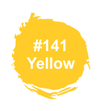 Aero #141 Yellow Ink | For rubber stamping on most surfaces including metal, hard plastics, paper and more. Also suitable for self-inkers.