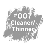 #007 Cleaner/Thinner • Specially formulated to work with #007 Ink