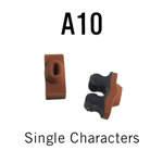 A10 RIBtype Sorts, 1/8" - Individual letters, numbers, & symbols. Make your own rubber stamps with RIBtype interchangeable rubber type. Order online!