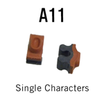 A11 RIBtype Sorts, 9/64" - Individual letters, numbers, & symbols. Make your own rubber stamps with RIBtype interchangeable rubber type. Order online!