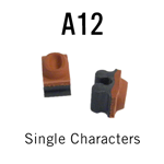 A12 RIBtype Sorts, 3/16" - Individual letters, numbers, & symbols. Make your own rubber stamps with RIBtype interchangeable rubber type. Order online!