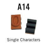 A14 RIBtype Sorts, 5/16" - Individual letters, numbers, & symbols. Make your own rubber stamps with RIBtype interchangeable rubber type. Order online!