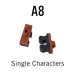 A8 RIBtype Sorts, 5/64" - Individual letters, numbers, & symbols. Make your own rubber stamps with RIBtype interchangeable rubber type. Order online!