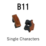 B11 RIBtype Sorts, 9/64" - Individual letters, numbers, & symbols. Make your own rubber stamps with RIBtype interchangeable rubber type. Order online!