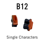 B12 RIBtype Sorts, 3/16" - Individual letters, numbers, & symbols. Make your own rubber stamps with RIBtype interchangeable rubber type. Order online!