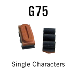 G75 RIBtype Sorts, 3/8" - Individual letters, numbers, & symbols. Make your own rubber stamps with RIBtype interchangeable rubber type. Order online!