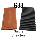 G83 RIBtype Sorts, 2" - Individual letters, numbers, & symbols. Make your own rubber stamps with RIBtype interchangeable rubber type. Order online!